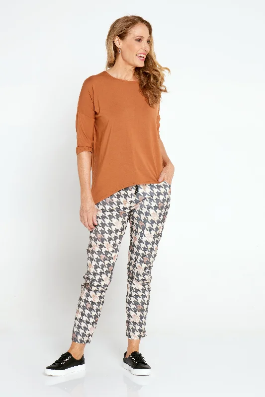 Irena Bamboo Top - Rust