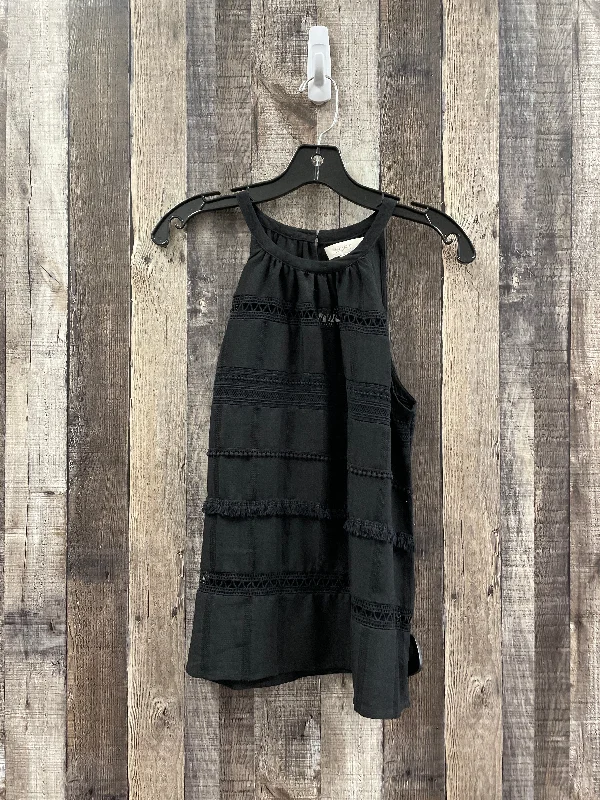 Black Top Sleeveless Loft, Size S