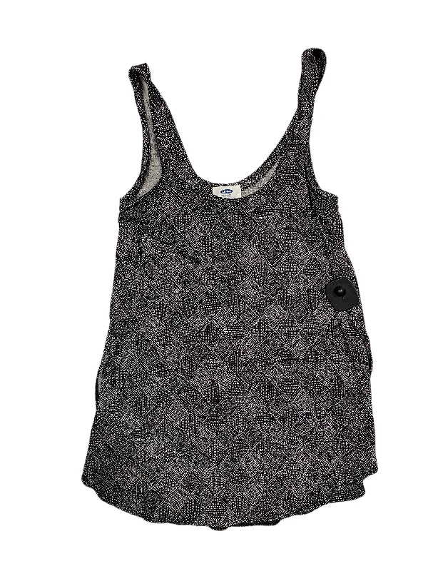 Black & White Top Sleeveless Old Navy, Size Xs