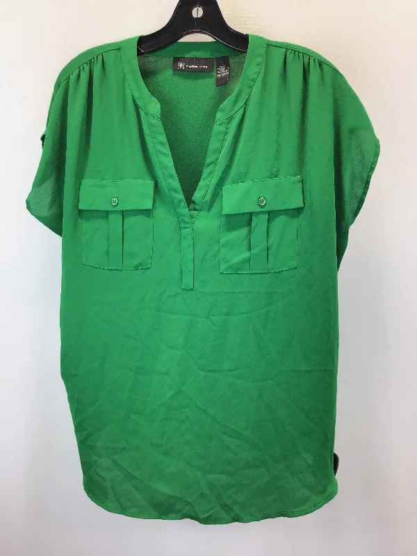 Green Top Sleeveless Basic Inc, Size L