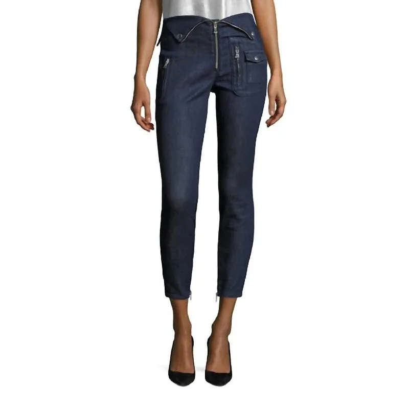 Diavolina Biker Jeans In Raw