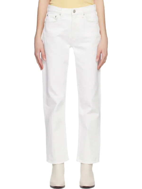 Harlow Ankle Jeans In Optic White