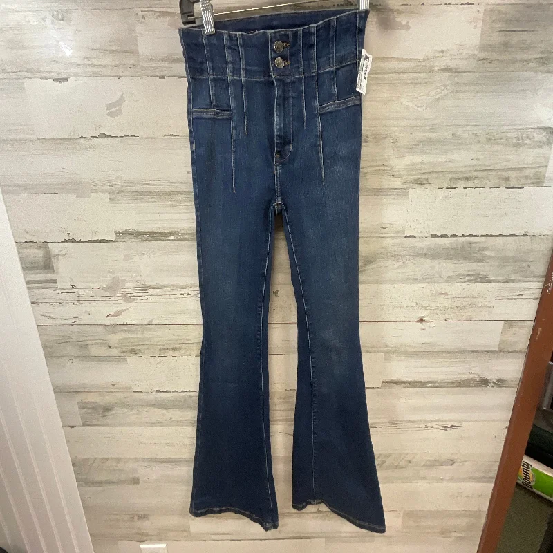 Jeans Flared By We The Free In Blue Denim, Size: 0