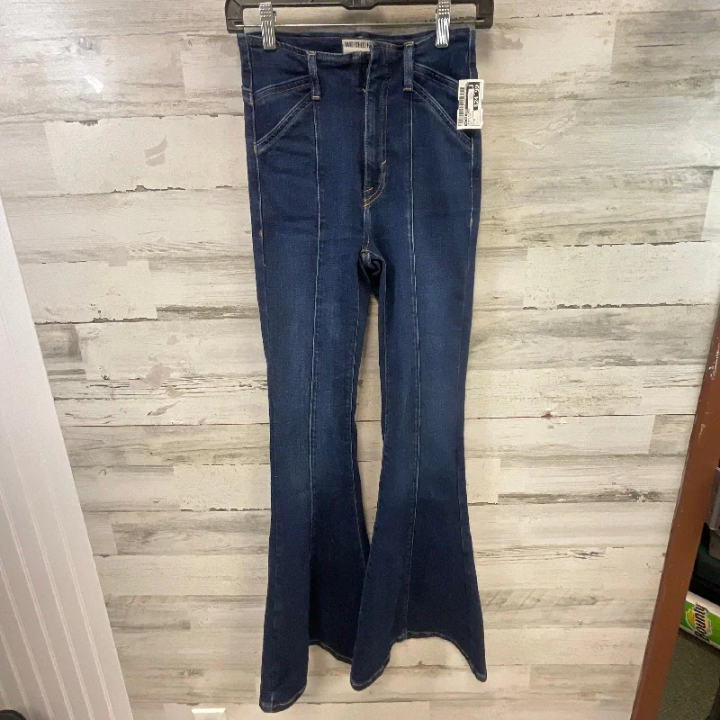 Jeans Flared By We The Free In Blue Denim, Size: 0