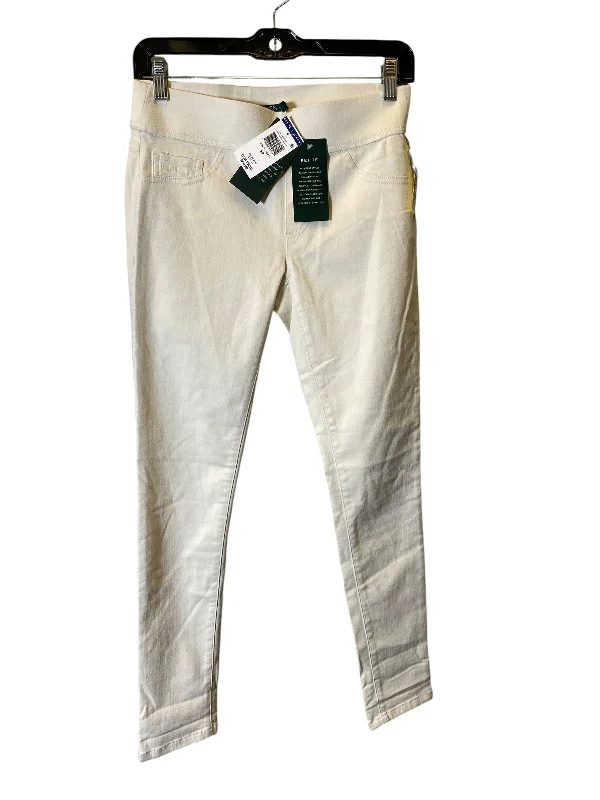 Jeans Jeggings By Lauren By Ralph Lauren In Cream, Size: 2