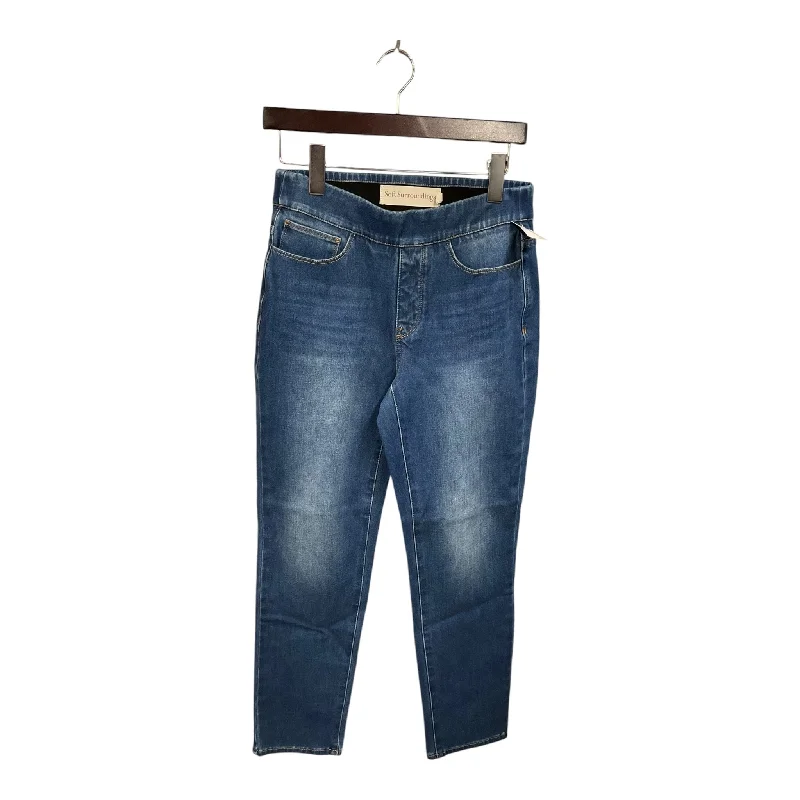 Jeans Skinny By Soft Surroundings In Blue Denim, Size: 4