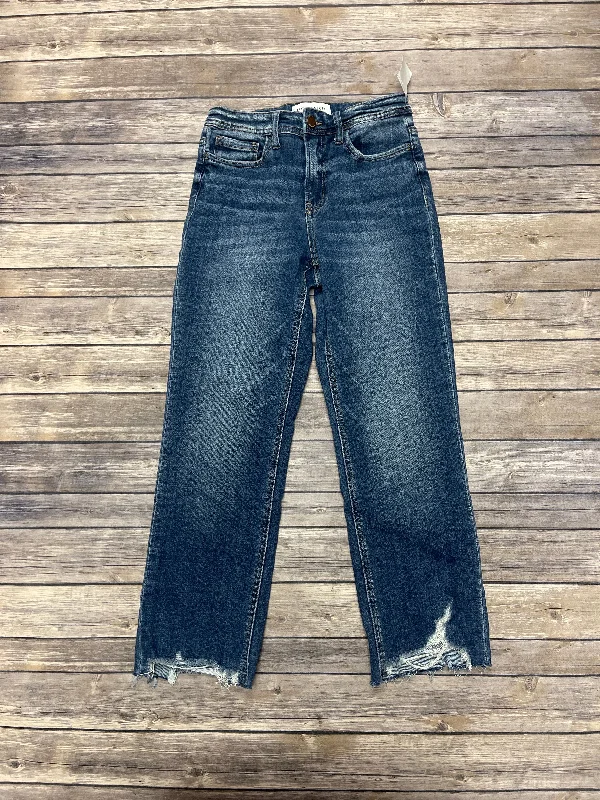 Jeans Straight By Flying Monkey In Blue Denim, Size: 2