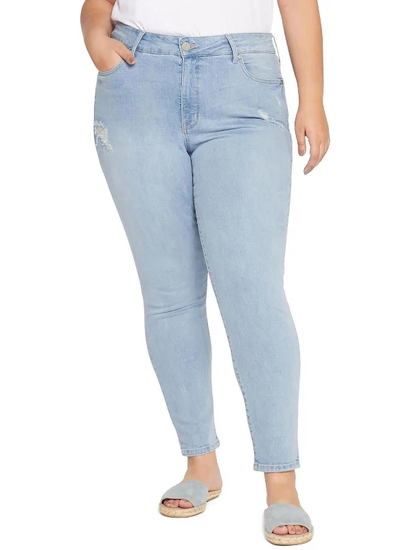 Plus Womens Denim Skinny Skinny Jeans