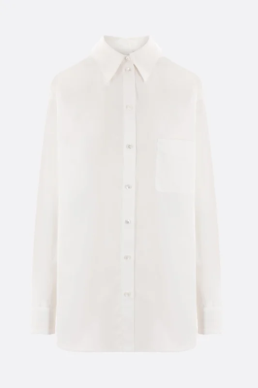 oversize poplin shirt