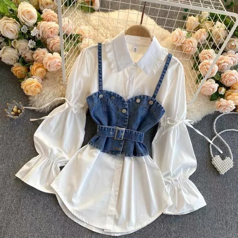 Tarly Blouse with Corset