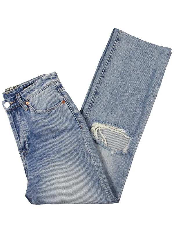 The Baxter Womens Denim Straight Leg Jeans