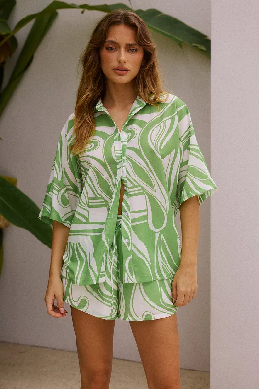 VENUS SHIRT - LANZA GREEN