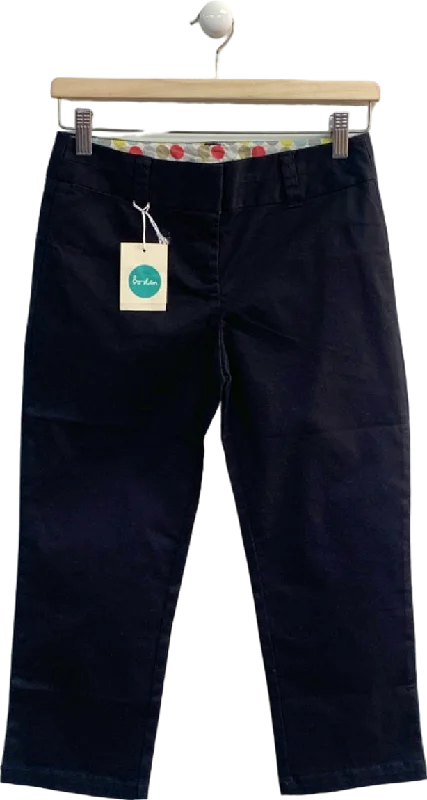 Boden Navy Cropped Trousers UK 6