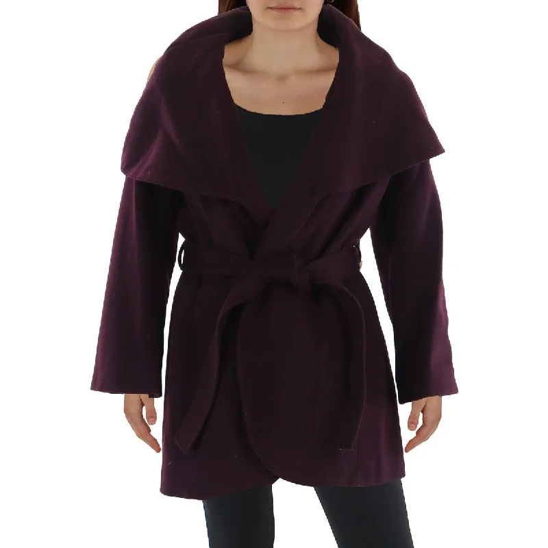 Plus Marla Womens Winter Wool Wrap Coat