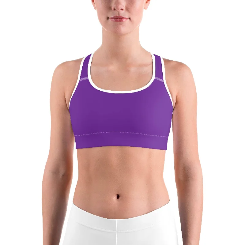 Solid Lavender Sports bra