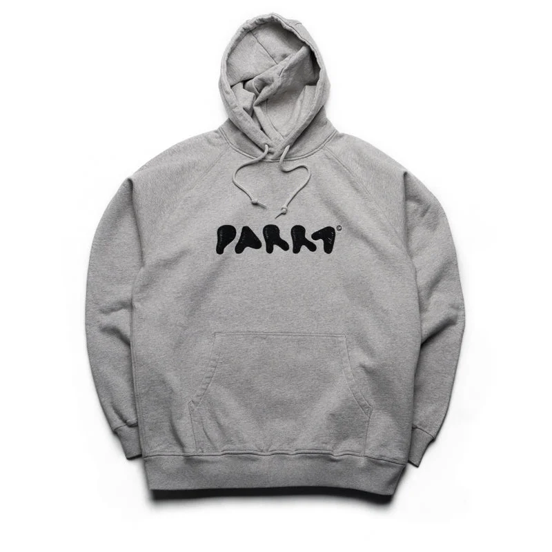 Parra Blob Logo Hooded Sweatshirt - Heather Grey