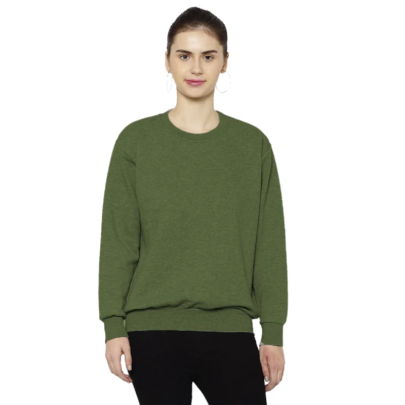 Vimal Jonney Fleece Round Neck Sweatshirt for Women