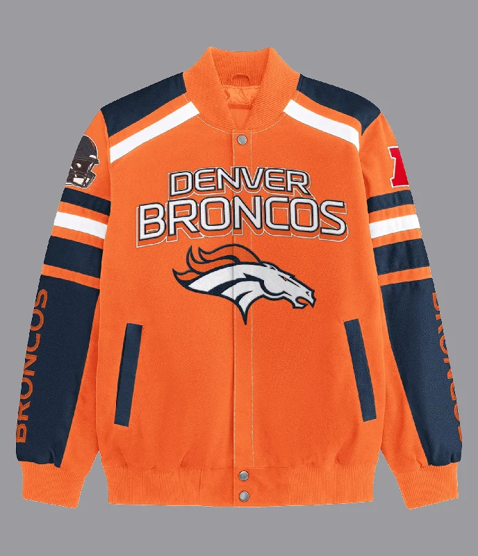 Denver Broncos Power Forward Racing Jacket