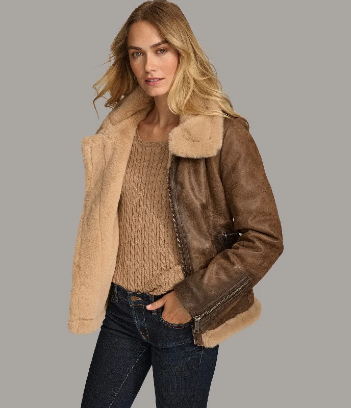 Riley Faux Shearling Coat