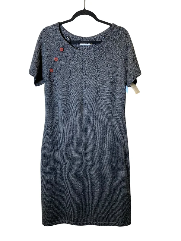 Dress Casual Maxi By Calvin Klein In Grey, Size: L