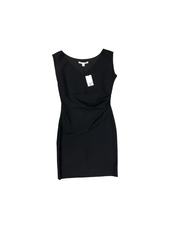 Dress Casual Midi By Diane Von Furstenberg In Black, Size: 14