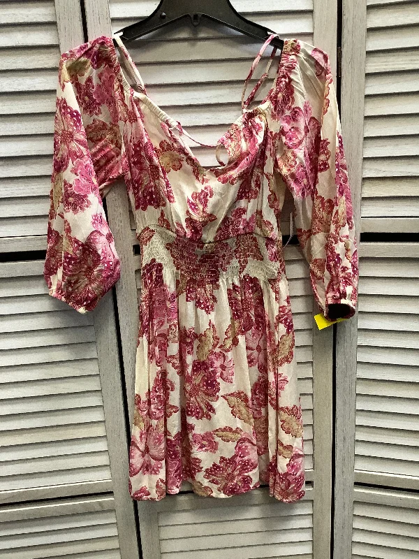 Dress Casual Midi By Old Navy In Floral Print, Size: Xs