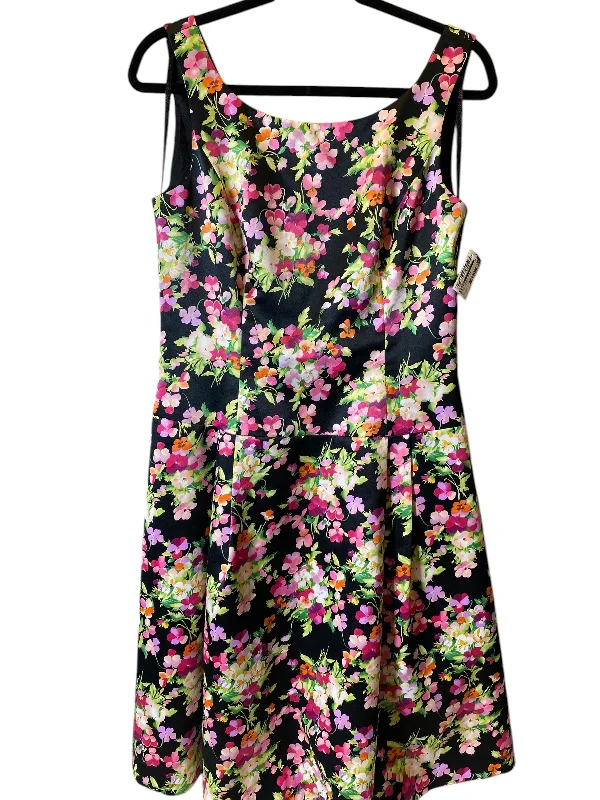 Dress Casual Midi By Talbots In Floral Print, Size: 10