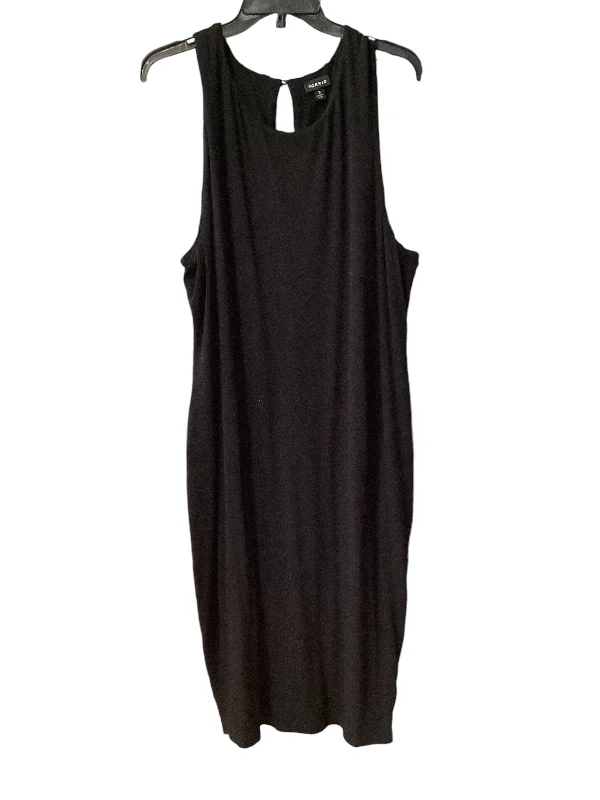 Dress Casual Midi By Torrid In Black, Size: 3x