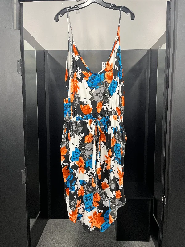 Floral Dress Casual Maxi ELDRIDGE, Size 1x