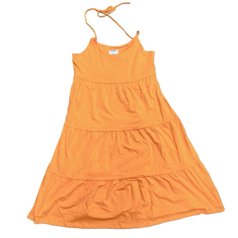 Orange Dress Casual Maxi By Old Navy, Size: Xl