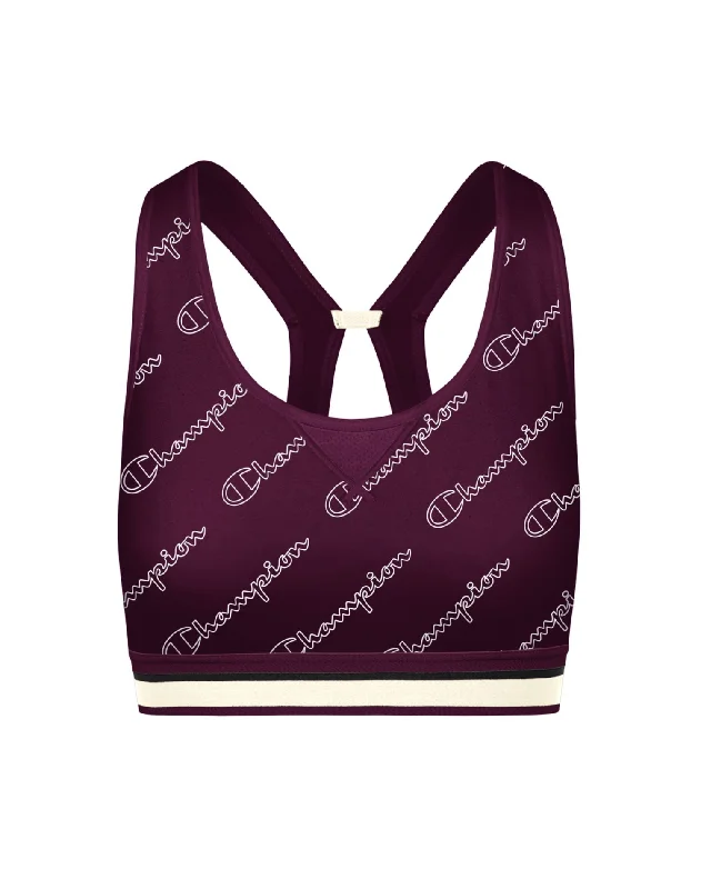 Champion Outline Script Venetian Purple