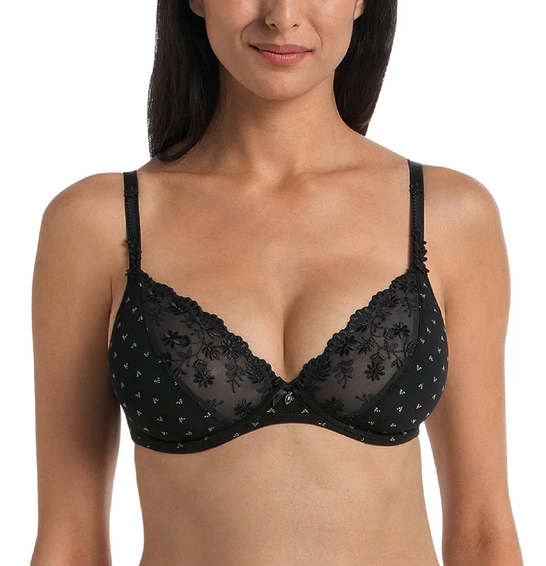 Rosa Faia Women`s Louisa Plunge Underwired Bra